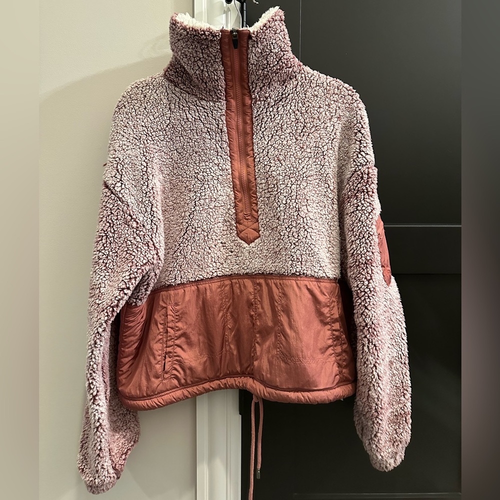 FP Movement - Rose Sherpa Pullover Size M